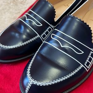 Christian Louboutin Mocalaureat Graphic Loafer Size 38